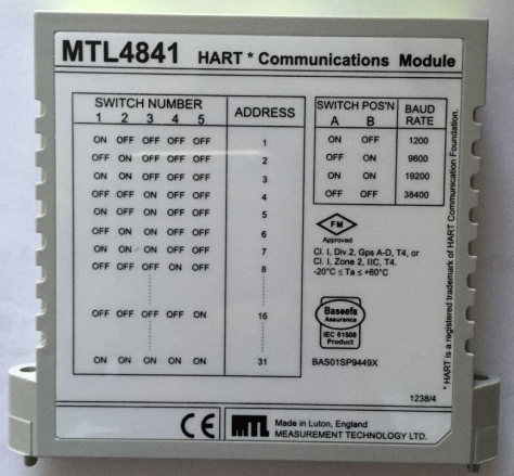 MTL4840系列（HART采集器）停产